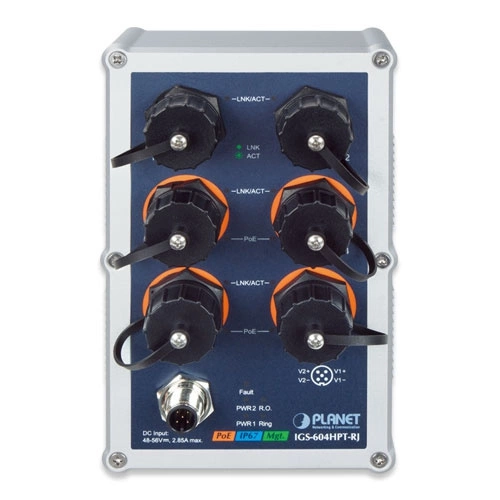 Přepínač Planet IGS-604HPT-RJ 6x 1Gb 144 W PoE+