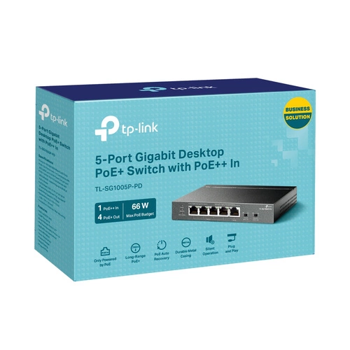 Přepínač TP-LINK TL-SG1005P 5x 1Gb 65 W PoE+