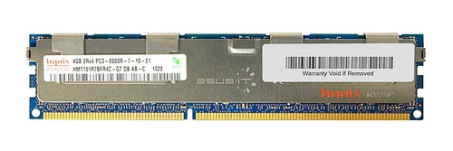 Paměť RAM 1x 4GB Hynix ECC REGISTERED DDR3 1066MHz PC3-8500 RDIMM | HMT151R7BFR4C-G7