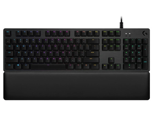 Klávesnice Drátové připojení Logitech G Mechanická herní klávesnice G513 CARBON LIGHTSYNC RGB, hnědá GX QWERTY