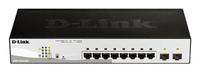Přepínač D-Link DGS-1210-08P 8x 1Gb 2x SFP 45 W PoE+