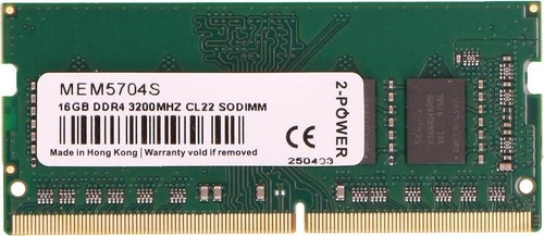 Paměť RAM 1x 16 GB 2-POWER SO-DIMM DDR4 3200MHz PC4-25600 | MEM5704S