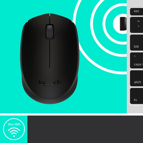 Bezdrátové připojení myš Logitech M171 Black-K 910-004424
