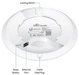 Přístupový bod Ubiquiti UAP-NANOHD-3 2,4 GHz | 5 GHz 1733 Mbps 802.11a/b/g/n/ac-wave2