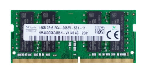 Paměť RAM 1x 16GB Hynix SO-DIMM DDR4 2666MHz PC4-21300 | HMA82GS6JJR8N-VK