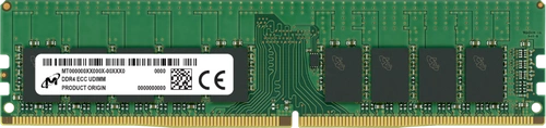 Paměť RAM 1x 16GB Micron ECC UNBUFFERED DDR4 2Rx8 3200MHz PC4-25600 UDIMM | MTA18ASF2G72AZ-3G2
