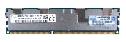 Paměť RAM 1x 32GB Hynix ECC REGISTERED DDR3 1066MHz PC3-8500 RDIMM | HMT84GR7AMR4A-G7