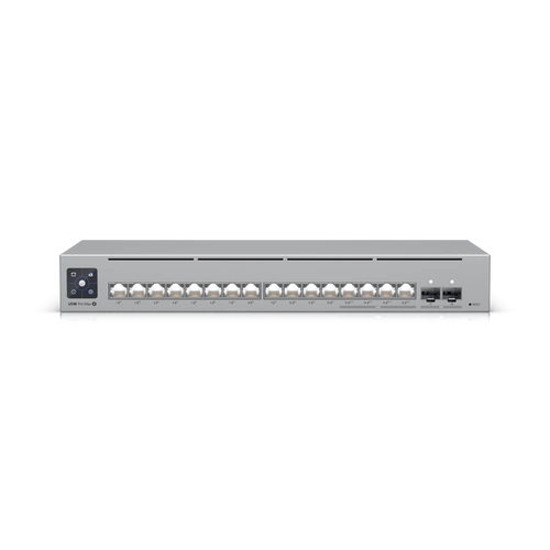 Přepínač Ubiquiti USW-Pro-Max-16-PoE 12x 10/100/1000  4x 1000/2500  2x SFP+ 180 W PoE+/PoE++