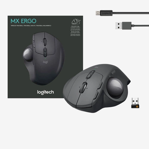 Bezdrátové připojení myš Logitech MX Ergo 910-005179