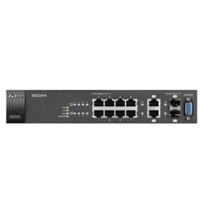 Přepínač Zyxel GS2210-8-EU0101F 8x 1Gb 2x RJ-45/SFP