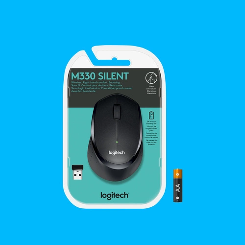 Bezdrátové připojení myš Logitech M330 Silent Plus 910-004909