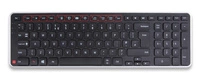 Klávesnice Bezdrátové připojení Obrysový design Bilance QWERTY