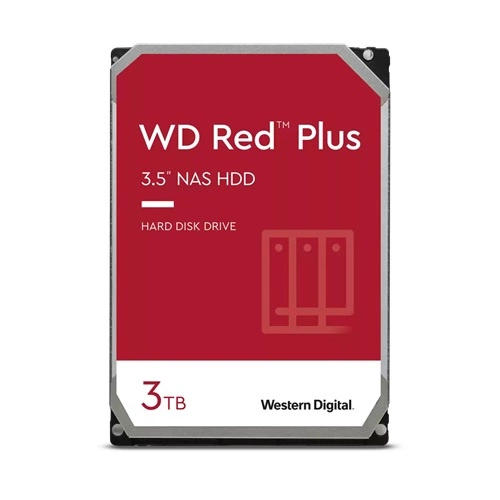 Pevný disk Western Digital RED PLUS 3.5'' HDD 3TB 7200RPM SATA 6Gb/s 256MB | WD30EFPX