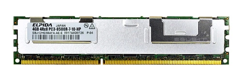 Paměť RAM 1x 4GB ELPIDA ECC REGISTERED DDR3 1066MHz PC3-8500 RDIMM | EBJ42HE8BAFA-AE-E
