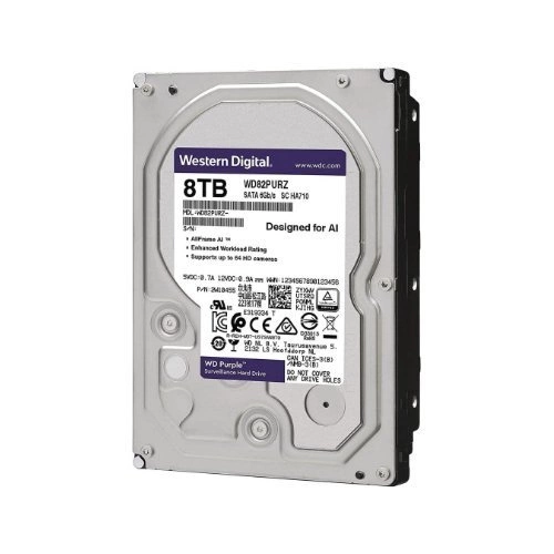 Pevný disk Western Digital PURPLE 3.5'' HDD 8TB 5640RPM SATA 6Gb/s 128MB | WD84PURZ