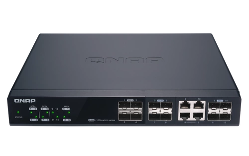 Přepínač QNAP QSW-M1204-4C 1x 1Gb 8x SFP+ 4x RJ-45/SFP+