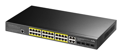 Přepínač Cudy GS2028PS4-400W 24x 1Gb 4x RJ-45/SFP 400 W PoE+