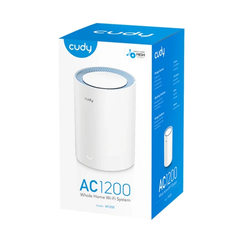 Access Point Cudy M1200(1-PACK) 2.4 GHz | 5 GHz 867 Mb/s 802.11 a/b/g/n/ac