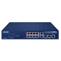 Síťový přepínač Planet GSD-1008HP 10x 1Gb 120 W PoE+