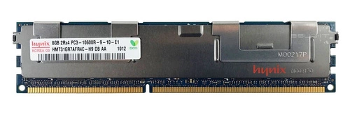 Paměť RAM 1x 8GB Hynix ECC REGISTERED DDR3 1333MHz PC3-10600 RDIMM | HMT31GR7AFR4C-H9