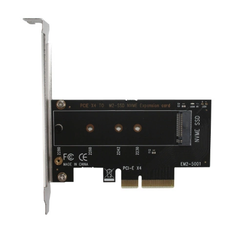 Adaptér PCI-e x4 M.2 NGFF M Key SSD NVMe