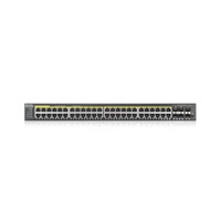 Přepínač Zyxel GS2220-50HP-EU0101F 44x 1Gb 2x SFP 4x RJ-45/SFP 375 W PoE+