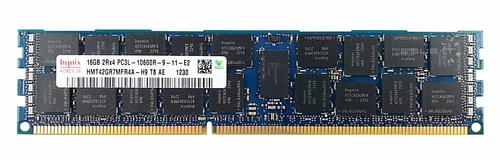 Paměť RAM 1x 16GB Hynix ECC REGISTERED DDR3 2Rx4 1333MHz PC3-10600 RDIMM | SNPMGY5TC/16G A6996789 A5008568