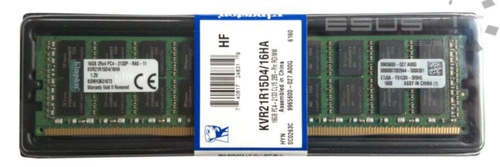Paměť RAM 1x 16GB Kingston ECC REGISTERED DDR4 2133MHz PC4-17000 RDIMM | KVR21R15D4/16HA