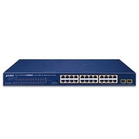 Přepínač Planet GSW-2620HP 24x 1Gb 2x SFP 240 W PoE+