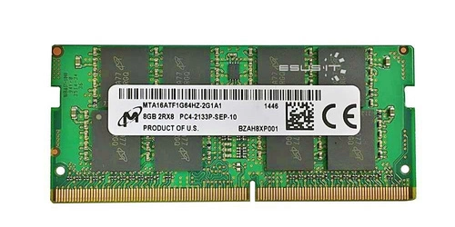 Paměť RAM 1x 8GB Micron SO-DIMM DDR4 2133MHz PC4-17000 | MTA16ATF1G64HZ-2G1B1