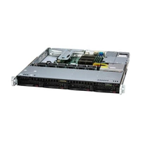 Serverová platforma Supermicro 1U 511R-M SYS-511R-M Intel x 1 DDR5 x 4 6 x 3.5" SATA/SAS/NVME PSU 1+0