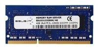 Paměť RAM 1x 4GB ESUS IT SO-DIMM DDR3 1333MHz PC3-10600 | ESUD31333SS8/4G