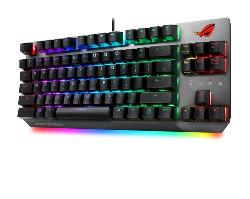 Klávesnice Drátové připojení Asus ROG Strix Scope NX TKL AZERTY (FR)