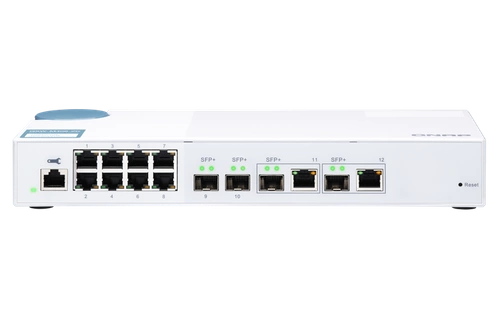 Přepínač QNAP QSW-M408-2C 8x 1Gb 2x SFP+ 2x RJ-45/SFP+
