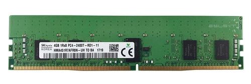 Paměť RAM 1x 4GB Hynix ECC REGISTERED DDR4 1Rx8 2400MHz PC4-19200 RDIMM | HMA451R7AFR8N-UH