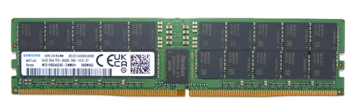 Paměť RAM 1x 64GB Samsung ECC REGISTERED DDR5 2Rx4 5600MHz PC5-44800 RDIMM | M321R8GA0EB0-CWM