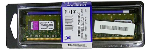 Paměť RAM 1x 2GB Kingston ECC REGISTERED DDR2 400MHz PC2-3200 RDIMM | KVR400D2S4R3/2G