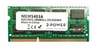 Paměť RAM 1x 8GB 2-POWER SO-DIMM DDR3 1866MHz PC3-14900 | MEM5403A