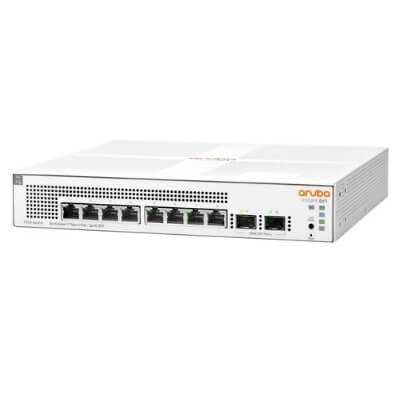 Přepínač HPE JL681A 8x 1Gb 2x SFP 124 W PoE+