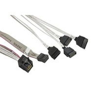 Supermicro Kabel Cross-Over Mini SAS HD to 4 SATA, ​​0.7m | CBL-SAST-0591