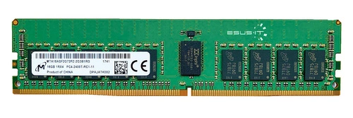 Paměť RAM 1x 16GB Micron ECC REGISTERED DDR4 1Rx4 2400MHz PC4-19200 RDIMM | MTA18ASF2G72PZ-2G3