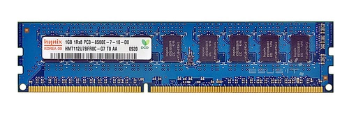 Paměť RAM 1x 1GB Hynix ECC UNBUFFERED DDR3 1Rx8 1066MHz PC3-8500 UDIMM | HMT112U7BFR8C-G7