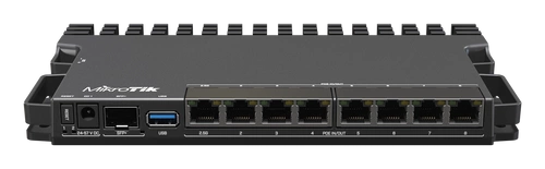 Směrovač Mikrotik RB5009UPr+S+IN 7x RJ-45 10/100/1000 Mb/s  1x RJ-45 100/1000/2500 Mb/s  1x SFP+