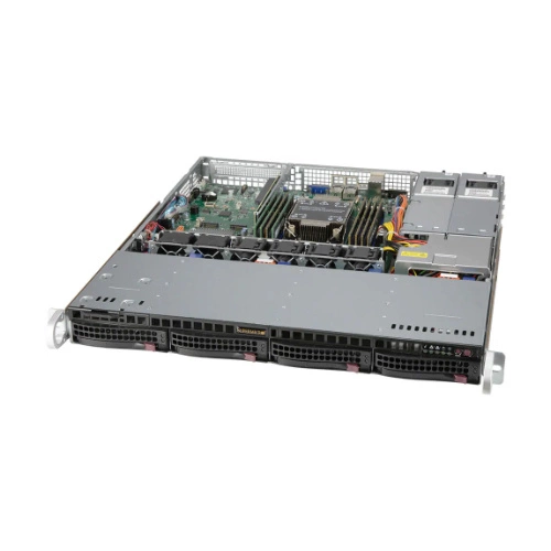 Serverová platforma Supermicro 1U 510P-MR SYS-510P-MR Intel x 1 DDR4 x 8 4 x 3.5" SATA/SAS/NVME PSU 1+1