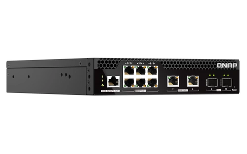 Přepínač QNAP QSW-M2106PR-2S2T 6x 2.5Gb | 2x 10Gb 2x SFP+ 310 W PoE+ / PoE++
