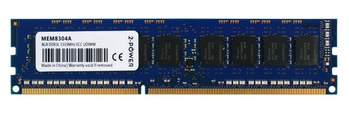 Paměť RAM 1x 8GB 2-POWER ECC UNBUFFERED DDR3 2Rx8 1333MHz PC3-10600 UDIMM | MEM8304A