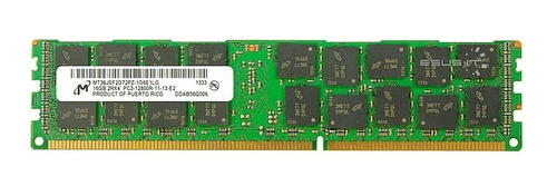 Paměť RAM 1x 16GB Micron ECC REGISTERED DDR3 1600MHz PC3-12800 RDIMM | MT36JSF2G72PZ-1G6E1HF