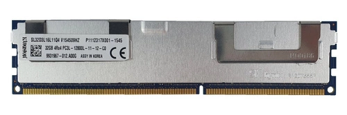 Paměť RAM 1x 32GB Kingston LOAD REDUCED DDR3 4Rx4 1866MHz PC3-14900 LRDIMM | SL32D3L16L11Q4