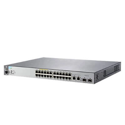 Přepínač HPE J9779A 24x 100Mb 2x SFP 195 W PoE+