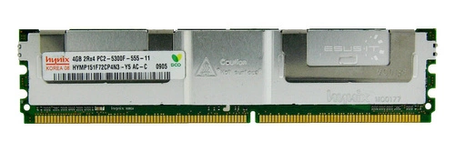 Paměť RAM 1x 4GB Hynix ECC FULLY BUFFERED DDR2 667MHz PC2-5300 FBDIMM | HYMP151F72CP4N3-Y5